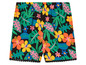 Zomerse shorts met bloemen- en bladprint.