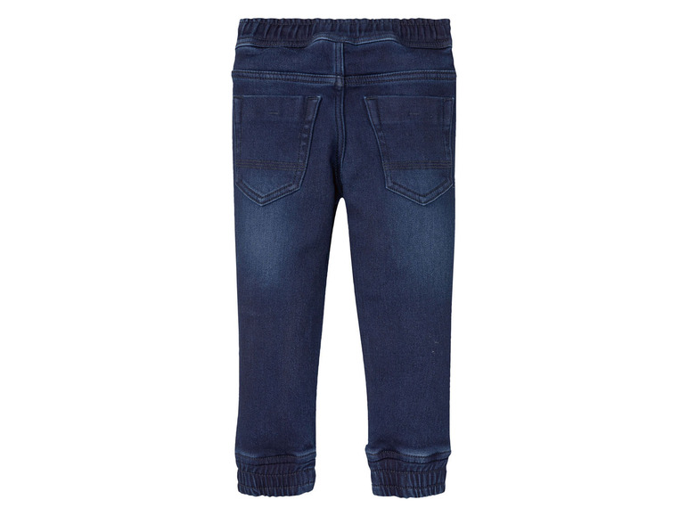 Ga naar volledige schermweergave: lupilu® Peuters jongens sweatdenim-jeans met boordjes - afbeelding 3