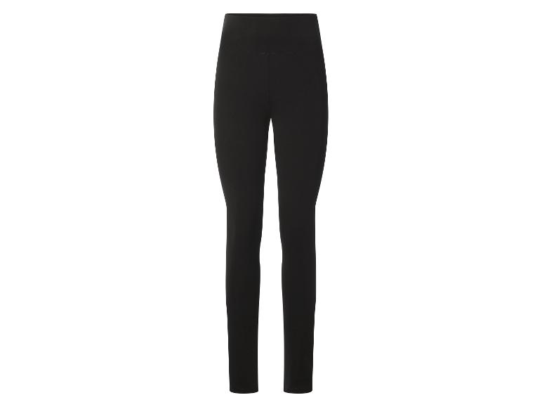 Zwarte dameslegging met hoge taille