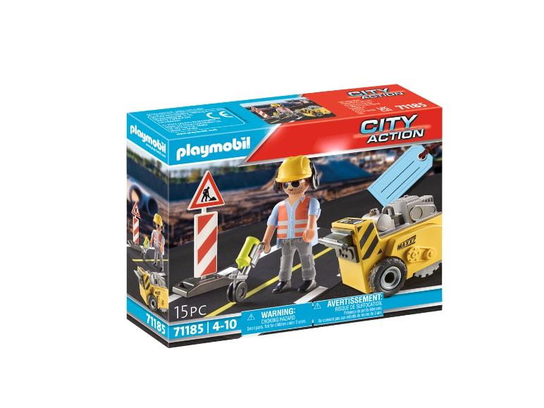 Playmobil City Action: bouwset met figuurtjes en kleine bouwmachines.