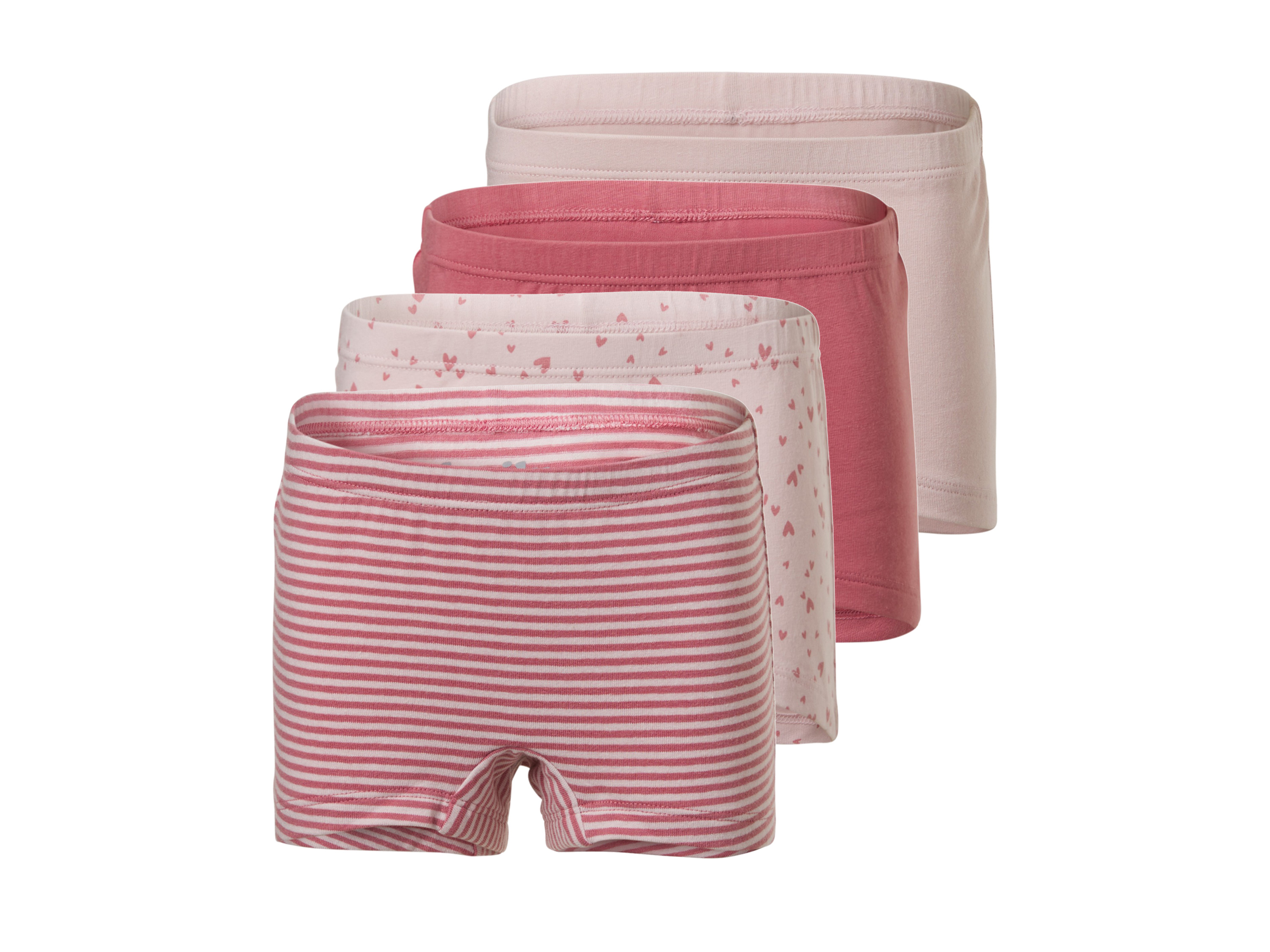 LUPILU Set van 4 kinder onderbroeken (Lichtroze/roze, 98/104)