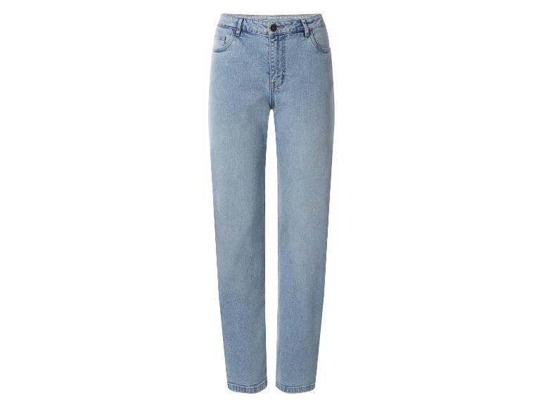 Dames straight fit jeans in lichtblauw