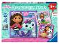 Ravensburger puzzel met Gabby's Dollhouse en Netflix karakters.