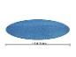 Ronde blauwe zwembad afdekking, 3.56m diameter.