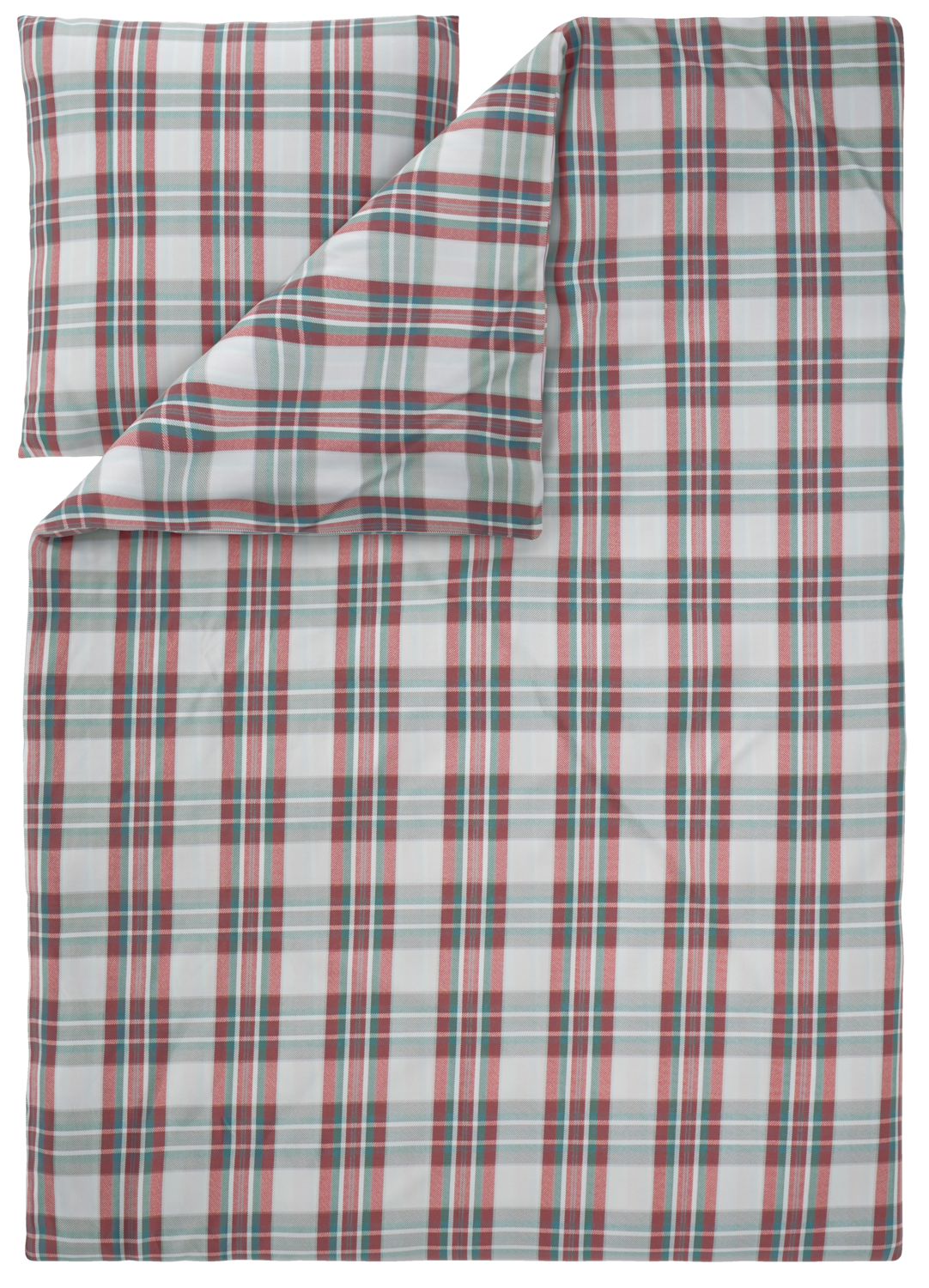 LIVARNO Microvezel-satijnen beddengoed, 240 x 220 cm. (Geruit)