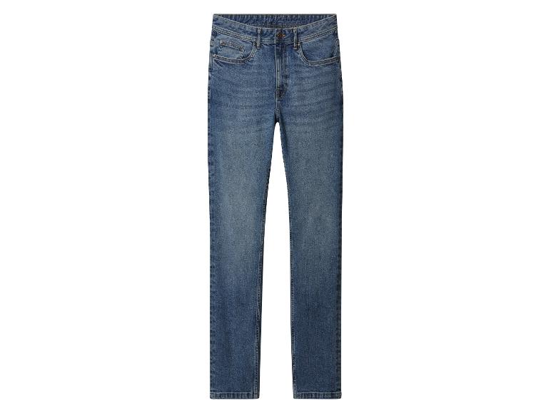 Blauwe straight-leg jeans