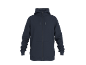 Donkerblauwe hoodie met rits voor heren