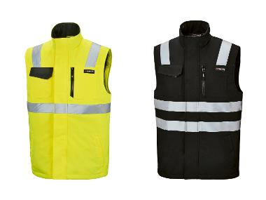 PARKSIDE PERFORMANCE® Heren softshell bodywarmer, reflecterend