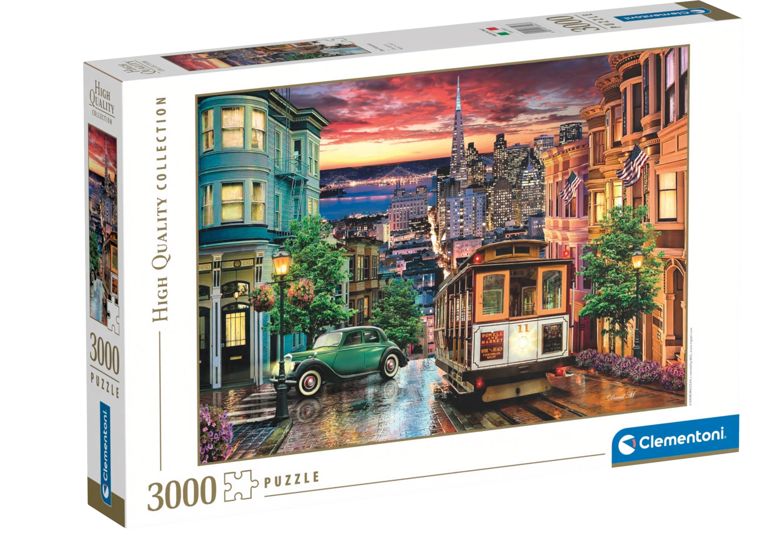 CLEMENTONI Puzzel, 3000 stukjes (San Francisco)