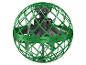 Groene vliegende bal met propeller, speelgoeddrone