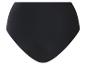 Zwart bikinibroekje met hoge taille