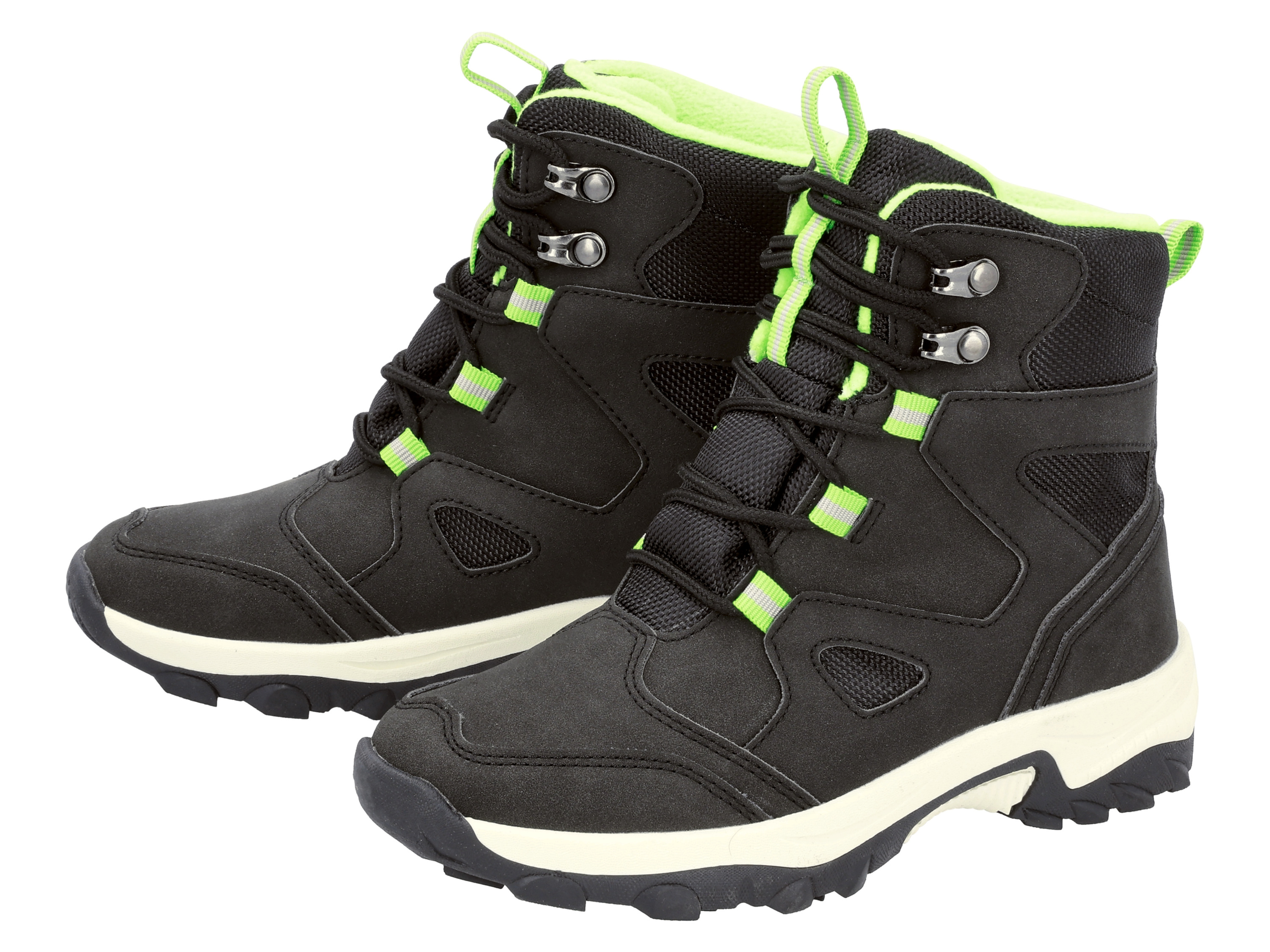 esmara Kinder laarzen (Zwart/groen, 33)