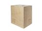 Houten plyobox met markeringen van 50 cm / 20 inch en 60 cm / 24 inch.