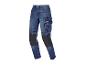 Parkside werkkleding, blauwe jeans met kniebescherming.