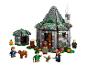 LEGO Harry Potter set met Hagrids hut en minifiguren.