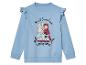 Lichtblauwe trui met ruffles, Frozen print.
