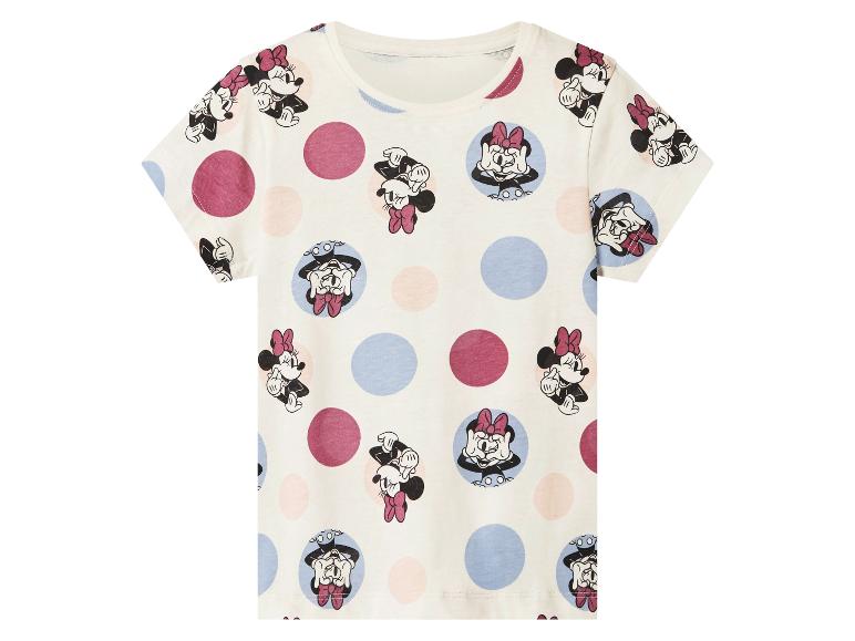 Kinder T-shirt met korte mouwen met Minnie Mouse-print en gekleurde stippen