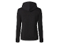 Zwarte hoodie voor dames.