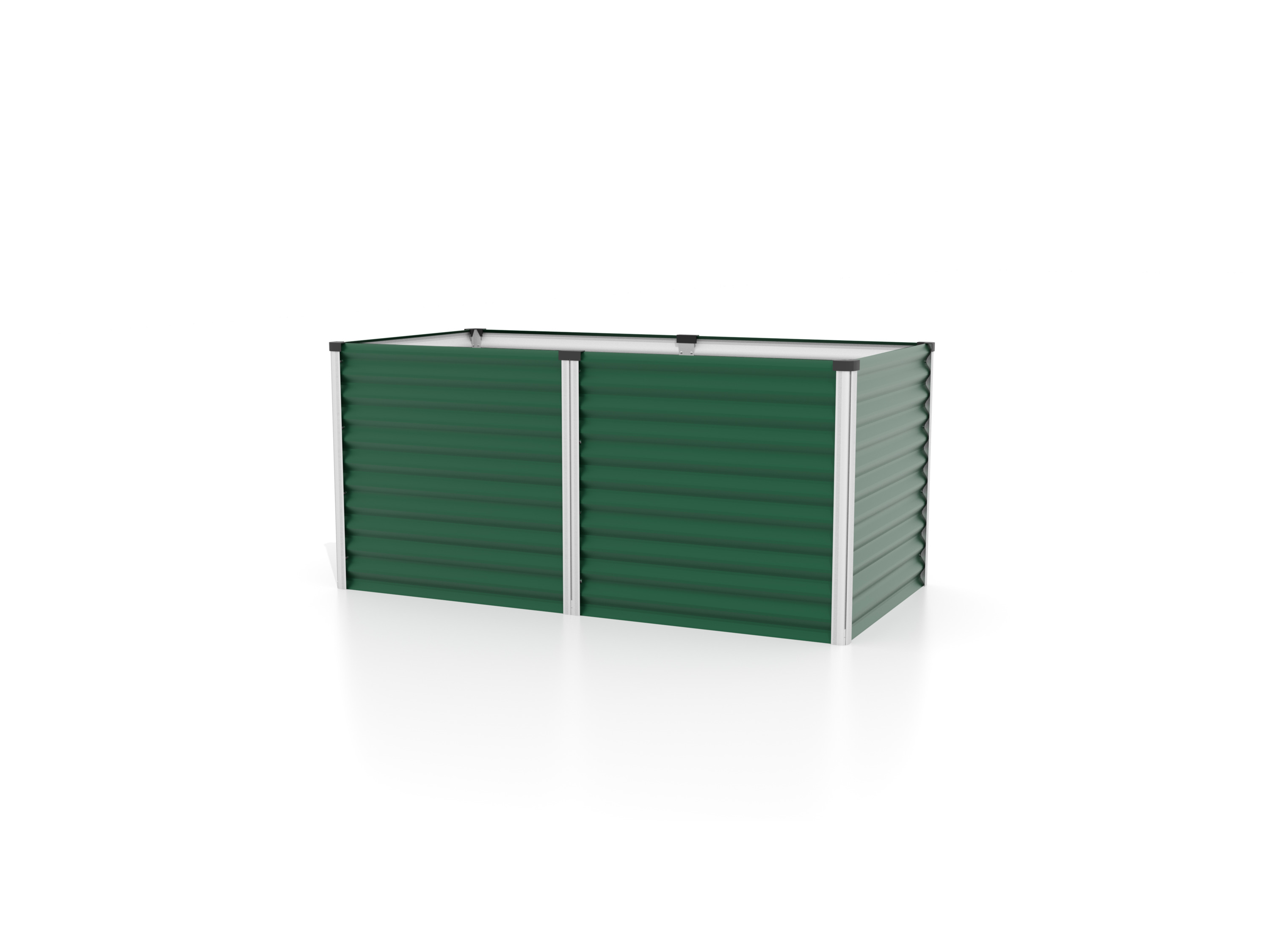 VITAVIA Metalen hoge kweekbak Meta - 63 of 86 cm hoogte (858, zeegras/alu)