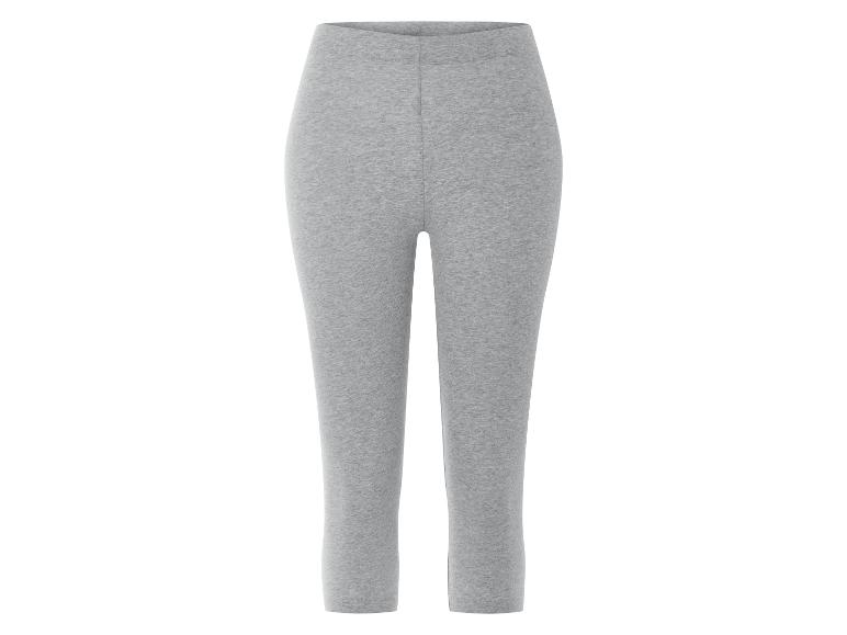 Grijze ¾ leggings.