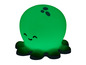Een groene octopusvormige nachtlamp.