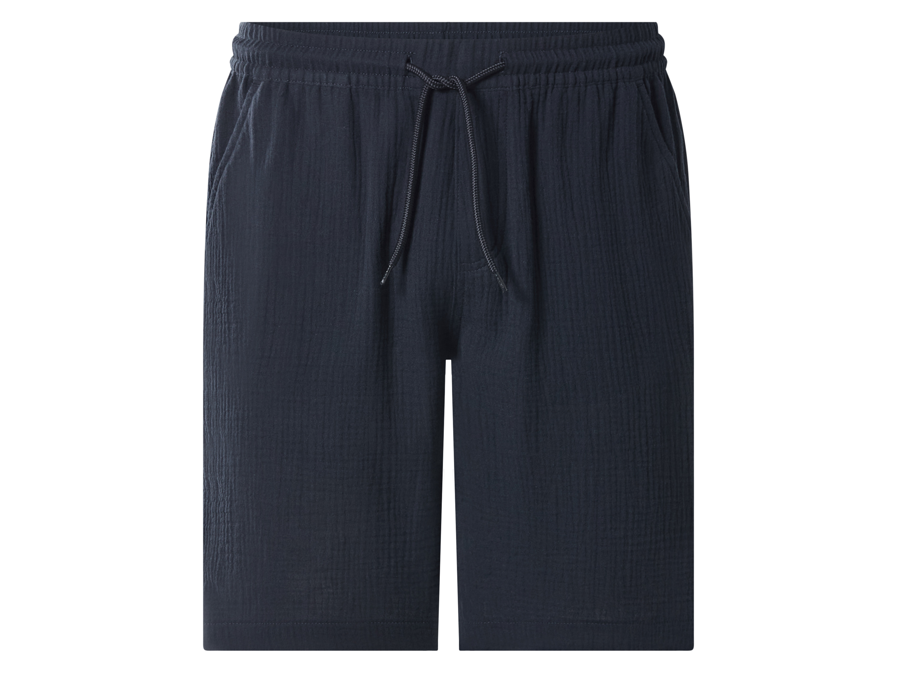 ESMARA MEN Musiline korte broek (Marineblauw, M)