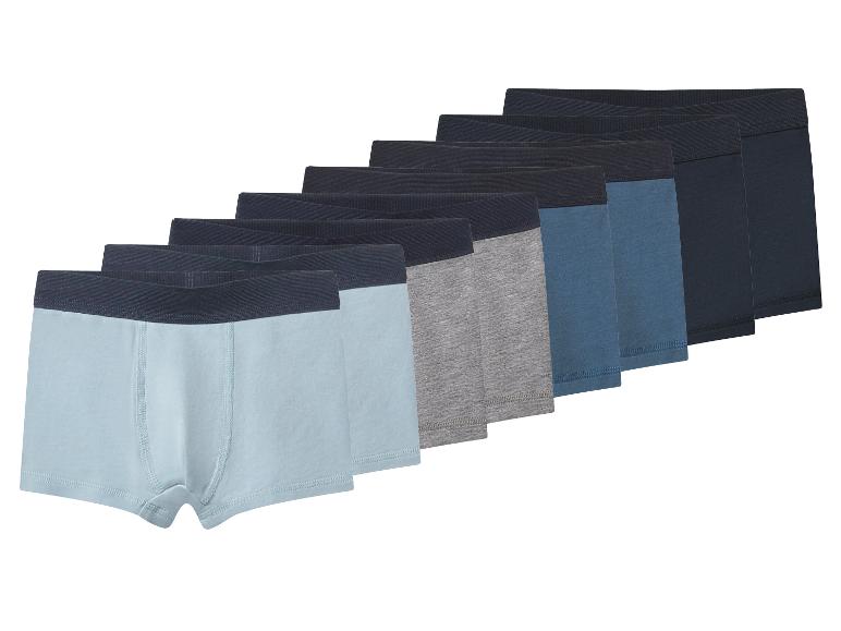 Katoenen boxershorts in blauwe en grijze tinten