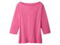 Roze dames top met lange mouwen