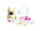 Pampers Pets speelset met Franse bulldog en dierenartsaccessoires.