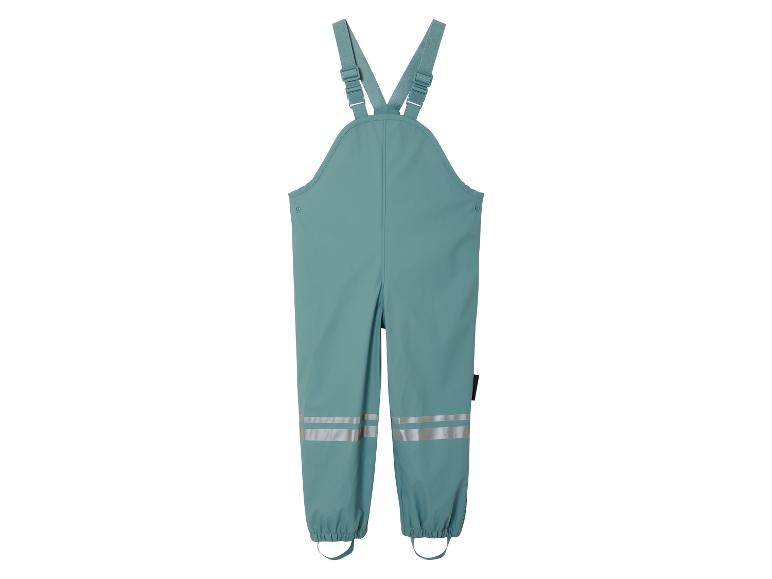 Waterdichte kinderbroek met verstelbare schouderbanden.