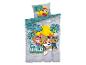 Paw Patrol beddengoed: dekbedovertrek en kussensloop met tropisch thema.