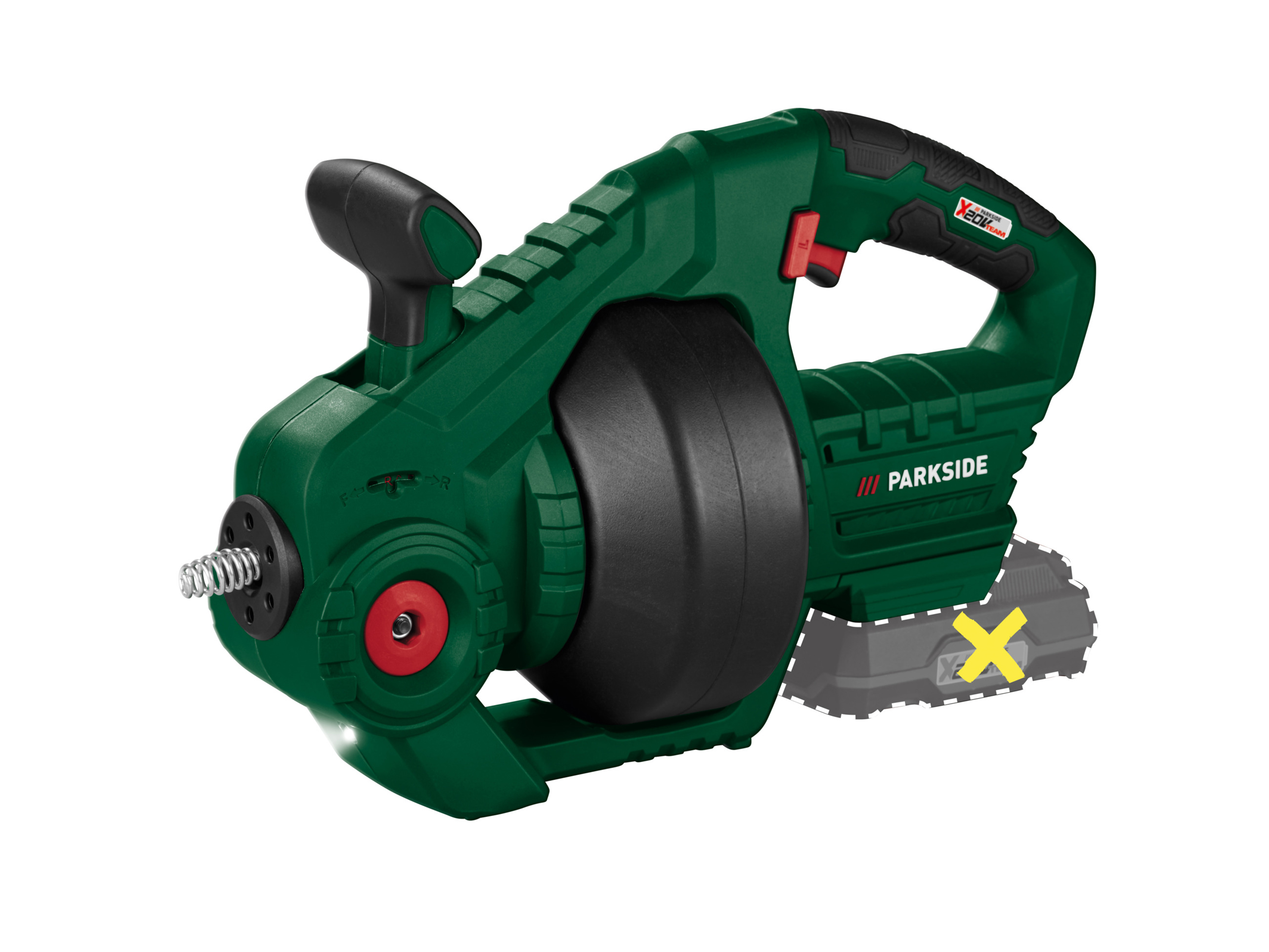 PARKSIDE Accu-gootsteenontstopper 20 V zonder accu en lader