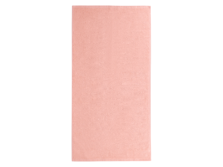 Lichtroze badhanddoek.