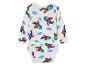 Baby romper met lange mouwen, met vliegtuigprint