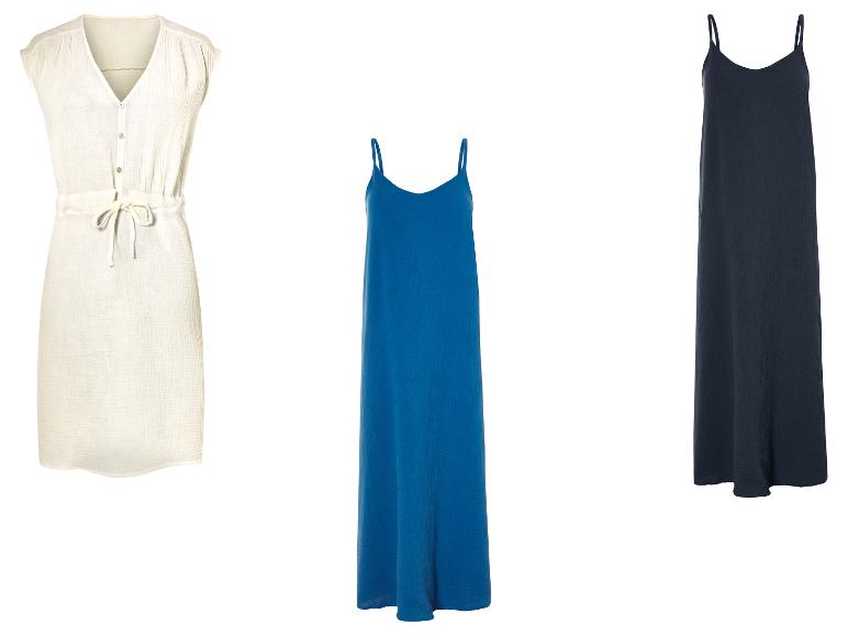 Lange en korte jurken, boho en minimalistische stijlen.