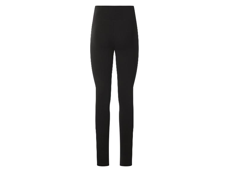 Zwarte dameslegging met hoge taille