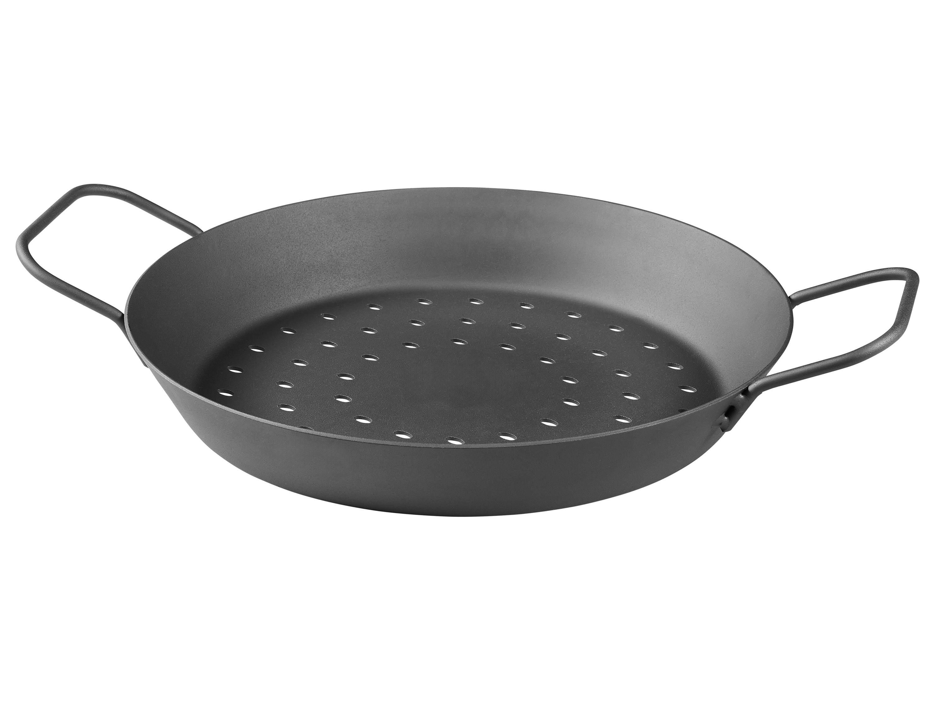 GRILLMEISTER IJzeren BBQ-pan (Ø28 cm met gaten)