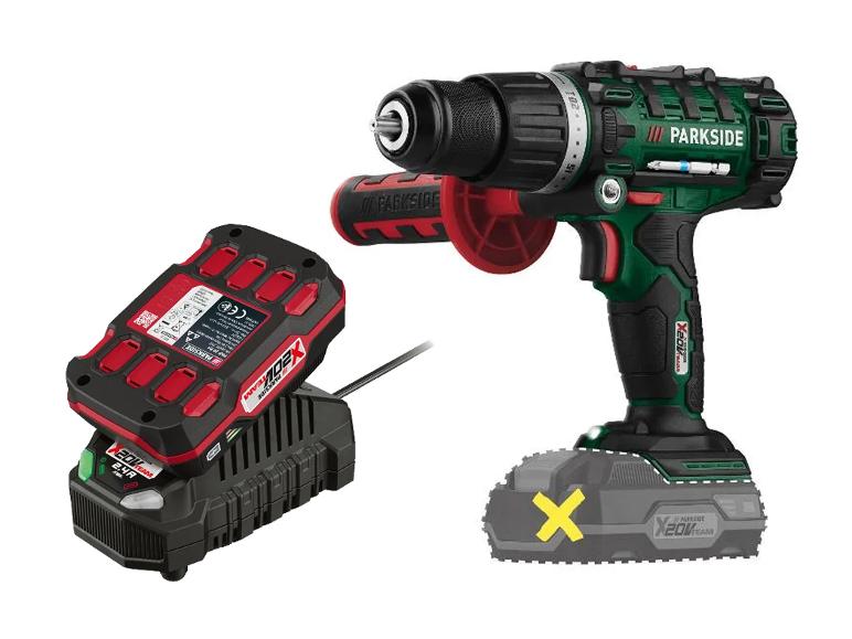 Parkside accuboormachine en oplader met accu