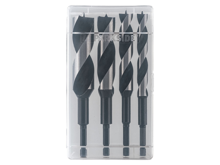 Set van vier boortjes van Parkside.