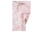 Roze babyslaapzak met sterrenpatroon en rits.