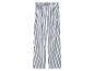 Gestripte wit-donkerblauwe pyjamabroek met elastische tailleband.