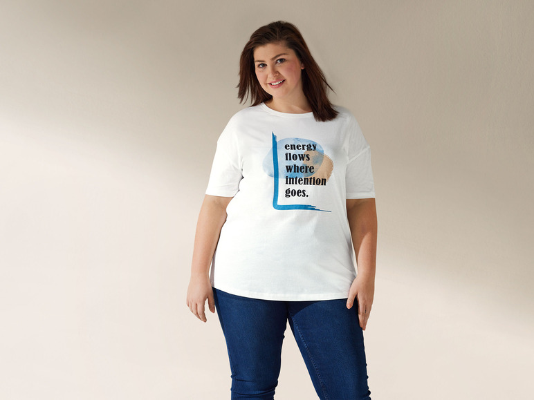 Ga naar volledige schermweergave: esmara® dames-T-shirt, met moderne halflange mouwen - afbeelding 2
