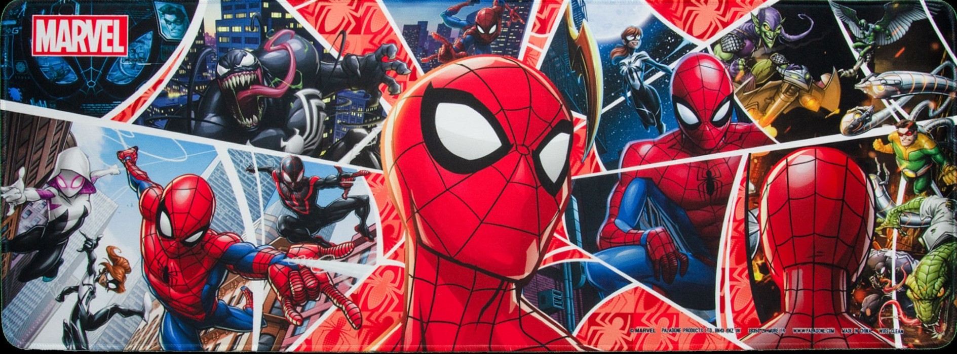 Stitch of Spiderman bureau onderlegger