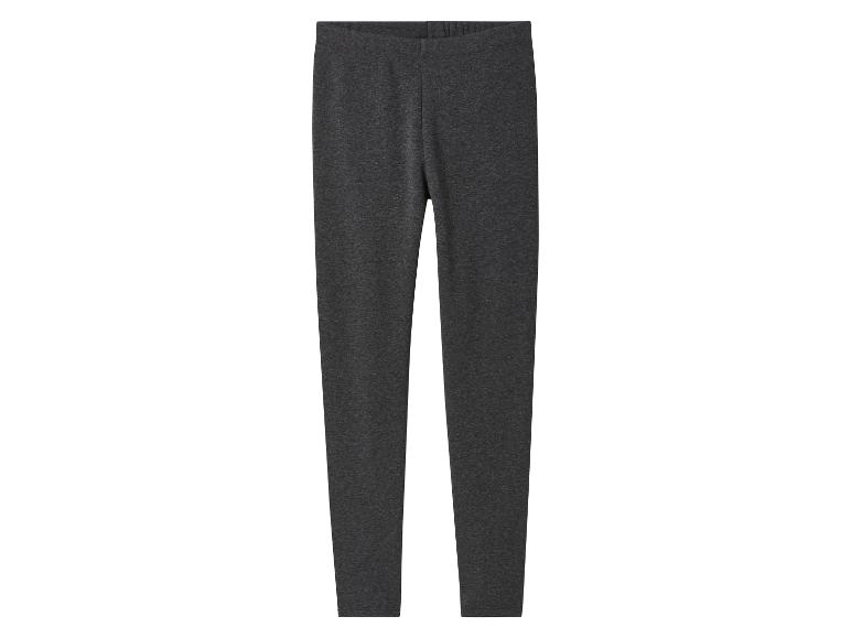 Eenvoudige donkergrijze jersey legging.