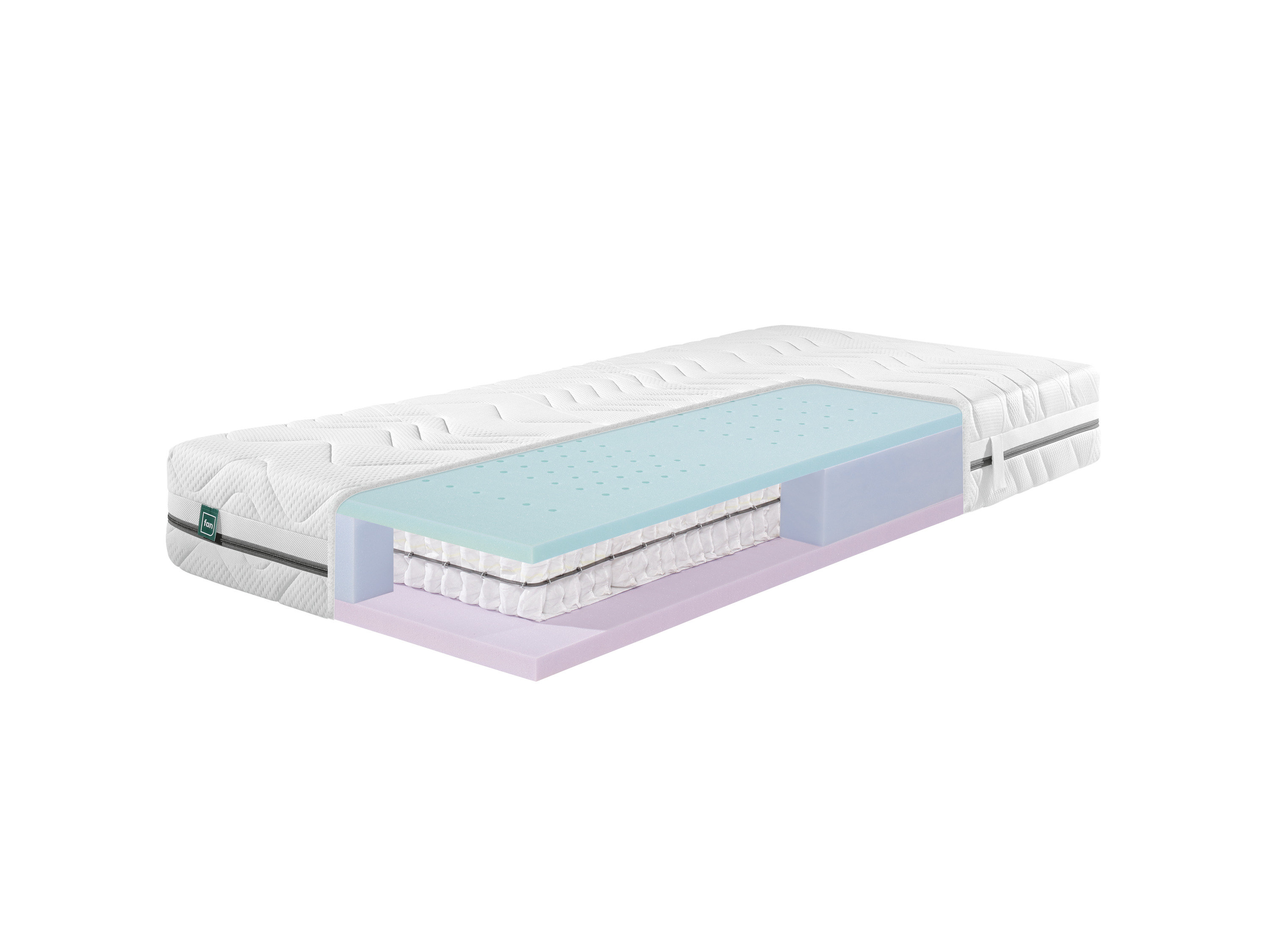 f.a.n. Pocketvering matras Flex Side Clima T (140 x 200 cm)