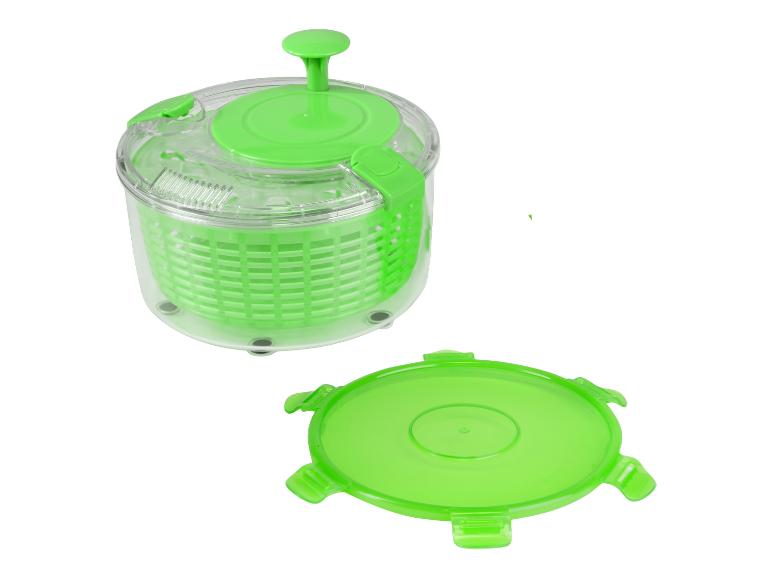 Groene en transparante slacentrifuge met apart deksel