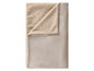 Beige dekbedovertrek met zachte fleece binnenkant.