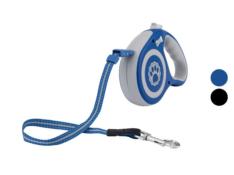 Blauwe Zootari automatische hondenriem.