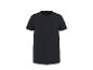 Zwart heren T-shirt met korte mouwen.