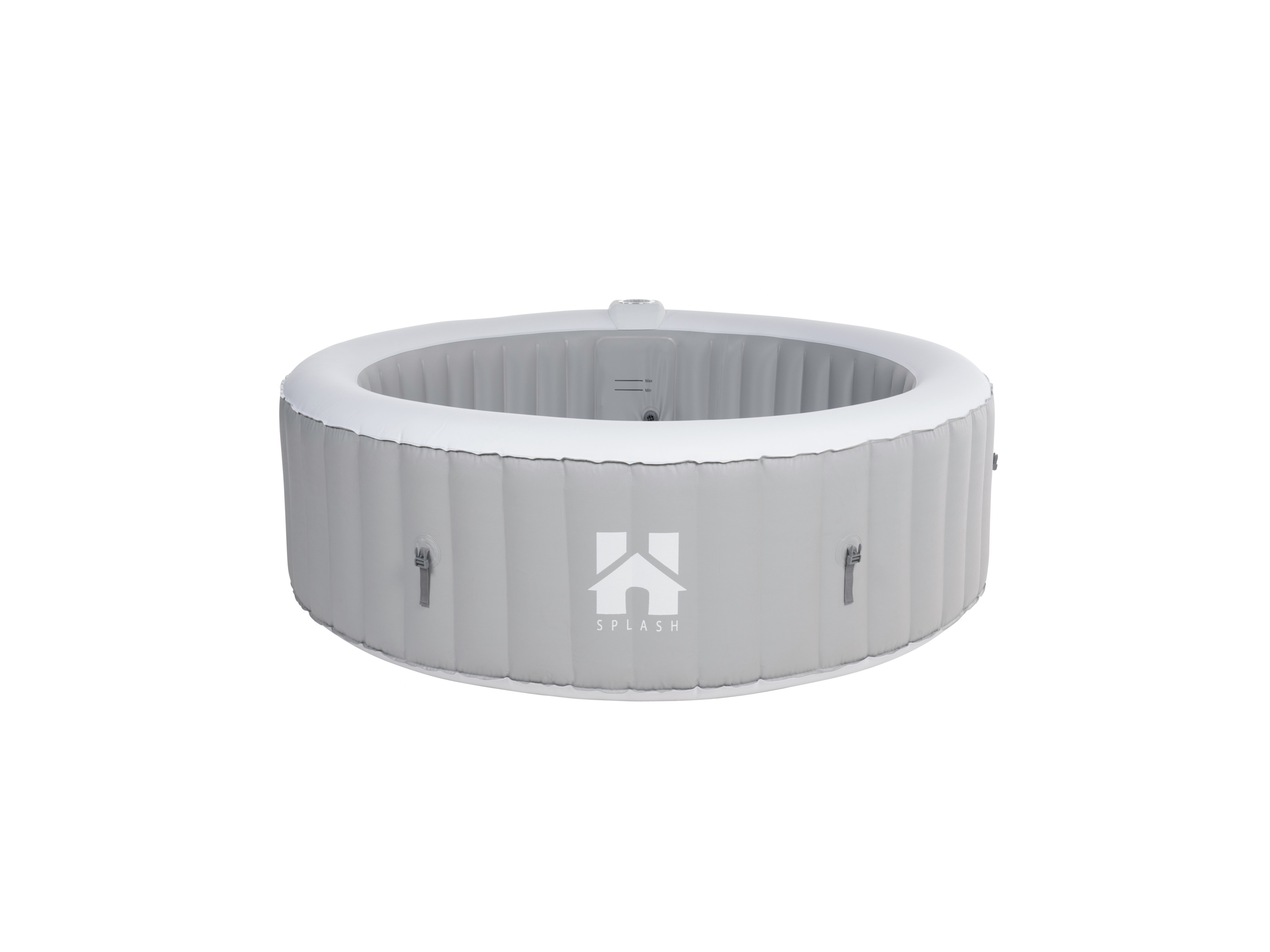 HOME DELUXE Opblaasbare hottub Splash (uni grijs)